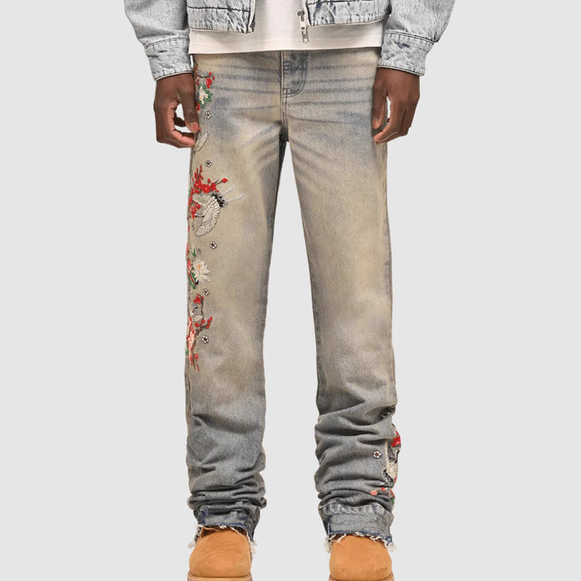 Men's Straight-Leg Denim Pants, European And American Street Style — view 2