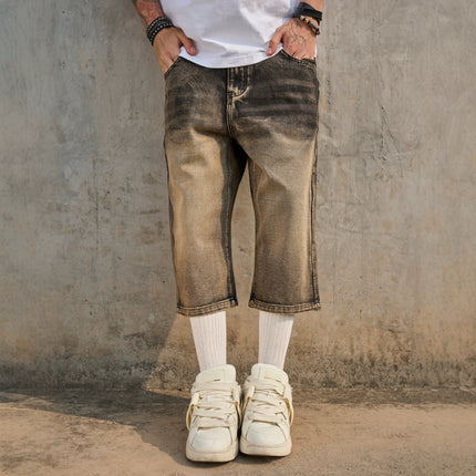 Simple Versatile Casual Mens Jean shorts — view 1