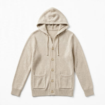 Button-Down Hooded Cardigan — view 11