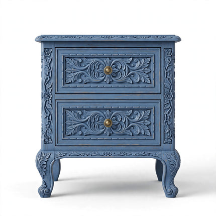 Carved Bedside Table — view 6