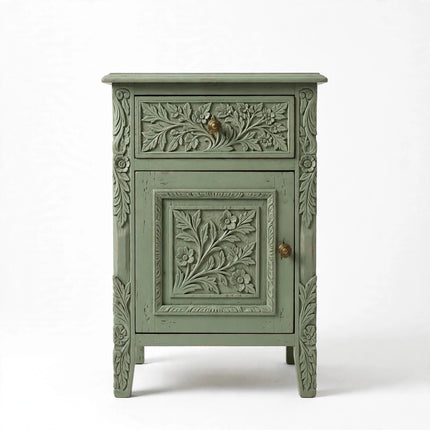 Carved Bedside Table — view 7