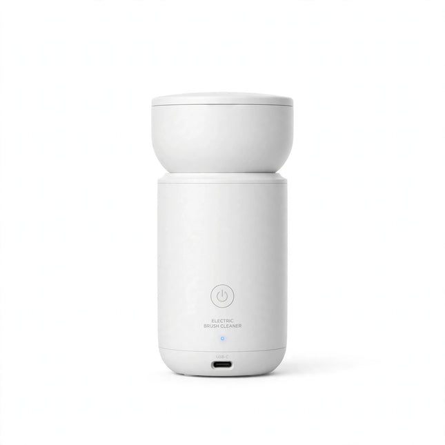 Electric Makeup Brush Cleaner — White