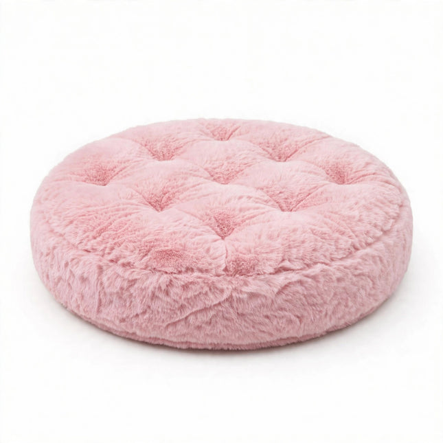 Plush Seat Cushion — Pink