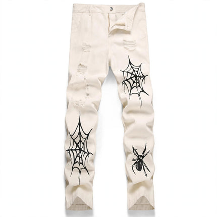 High Street Vibe Style Wide Leg Pants American Spider — view 1