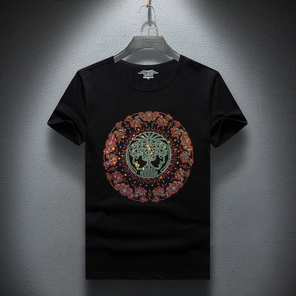 Men's hot drill short sleeve T-shirt — view 2