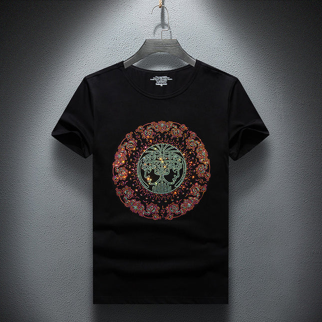 Men's hot drill short sleeve T-shirt — view 2