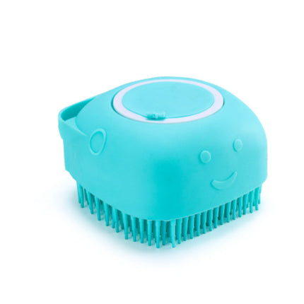 Silicone Dog Bath Massage Gloves Brush Pet Cat Bathroom Cleaning Tool Comb Brush For Dog Can Pour Shampoo Dog Grooming Supplies — view 13