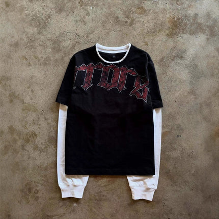 Mens Long-Sleeve Vintage T-Shirt — view 8