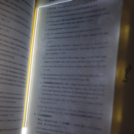 Dimmable LED Panel Book Reading Lamp Eye Protection Learning Book Lamp Acrylic Resin For Night Reading — view 8