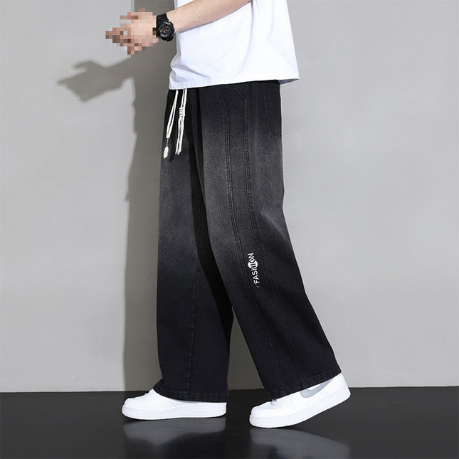 Men's Versatile Casual Slimming Trousers — Black