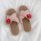 Pink Strawberry Slippers / 36to37