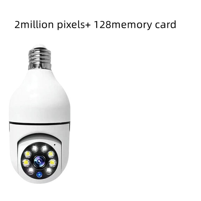 WiFi CAMERA 1080P Bulb 4X Zoom Camera E27 Home 5GWiFi Alarm Monitor — view 2