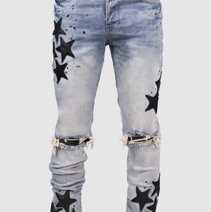 Men's Slim Stretch XINGX Fashion Jeans — Blue