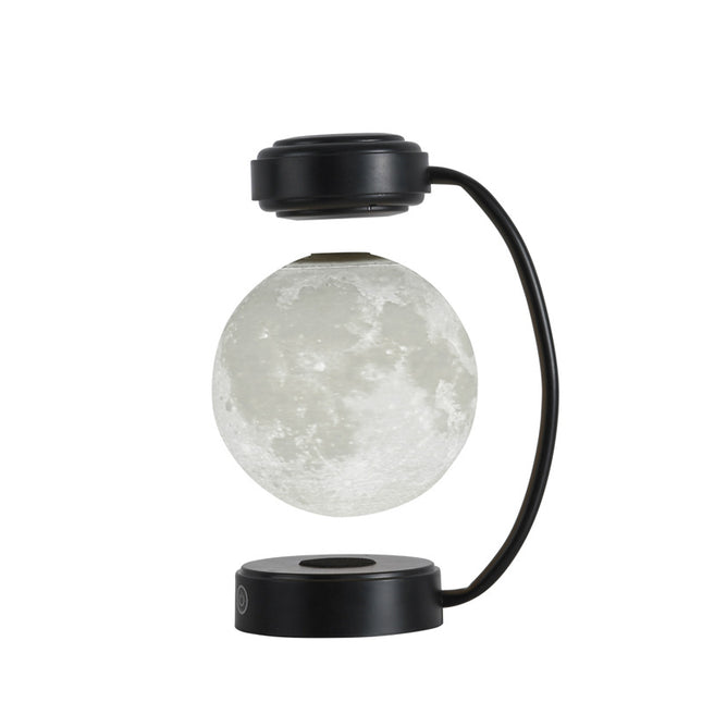 3D LED Moon Night Light Wireless Magnetic Levitating Rotating Floating Ball Lamp — view 2