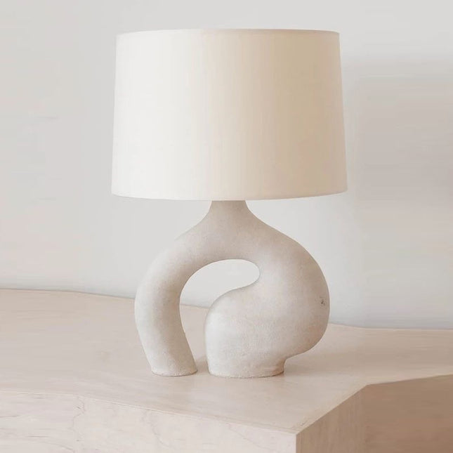 Modern Minimalist Creative Living Room Table Lamp Nordic Fabric — view 2