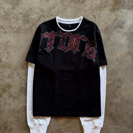 Mens Long-Sleeve Vintage T-Shirt — 4color