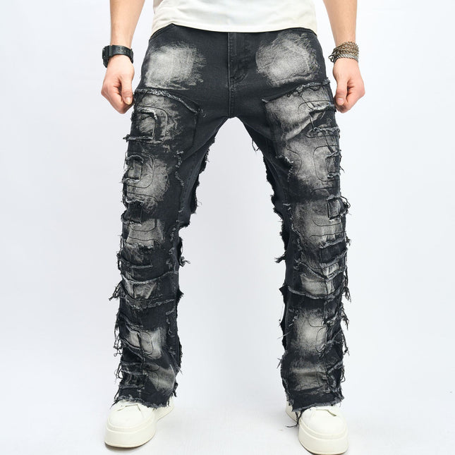 Men's New Fashionable Slim-Fit Swing Pants Trousers Men's Hip-Hop High Street Men's Jeans — 4246