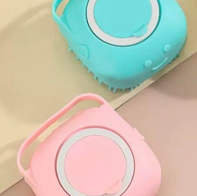 Silicone Dog Bath Massage Gloves Brush Pet Cat Bathroom Cleaning Tool Comb Brush For Dog Can Pour Shampoo Dog Grooming Supplies — view 30