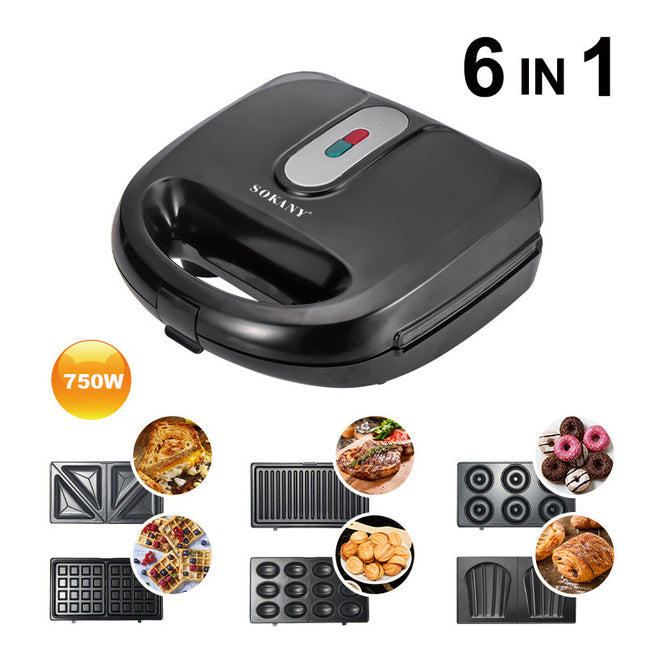 Double-sided Heating Electric Sandwich Pan — view 2
