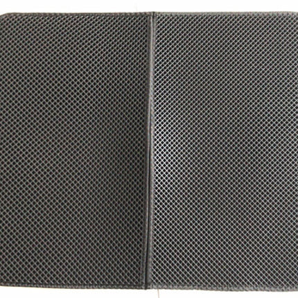 Waterproof Pet Cat Litter Mat EVA Double Layer Cat Litter Trapping Pet Litter Cat Mat Clean Pad Products For Cats Accessories — Gray