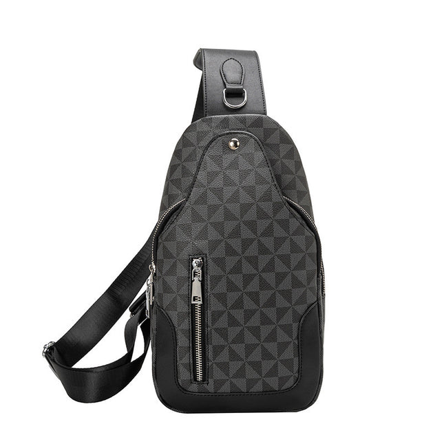 Men's Crossbody Retro Portable Chest Bag — view 2