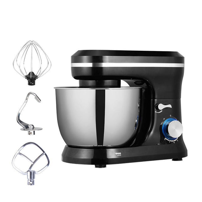 Chef's Cream Blender Stand Mixer Egg Beater — Black