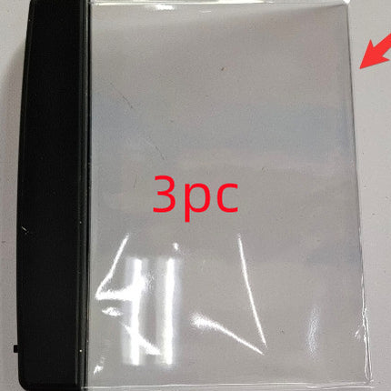 Dimmable LED Panel Book Reading Lamp Eye Protection Learning Book Lamp Acrylic Resin For Night Reading — Black3pcs