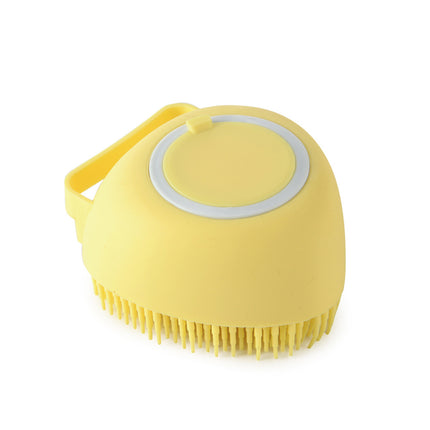 Silicone Dog Bath Massage Gloves Brush Pet Cat Bathroom Cleaning Tool Comb Brush For Dog Can Pour Shampoo Dog Grooming Supplies — view 35