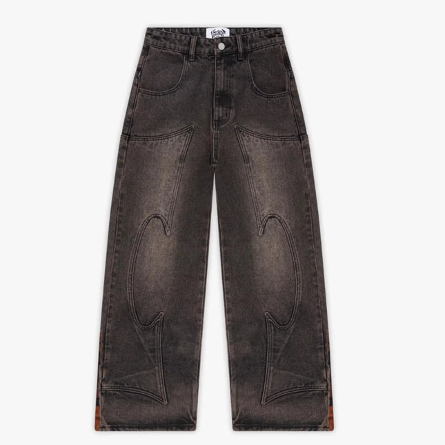 Retro American-style Heavy-stitch Embroidered Jeans For Men — view 2