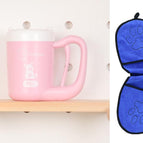 Pink and blue