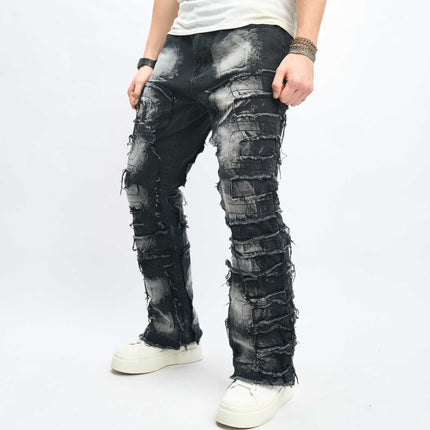 Men's New Fashionable Slim-Fit Swing Pants Trousers Men's Hip-Hop High Street Men's Jeans — view 2