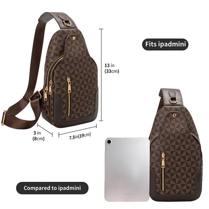 Men's Crossbody Retro Portable Chest Bag — view 5