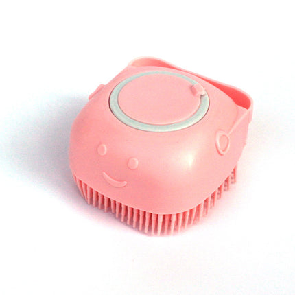 Silicone Dog Bath Massage Gloves Brush Pet Cat Bathroom Cleaning Tool Comb Brush For Dog Can Pour Shampoo Dog Grooming Supplies — view 2