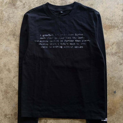 Mens Long-Sleeve Vintage T-Shirt — 2color