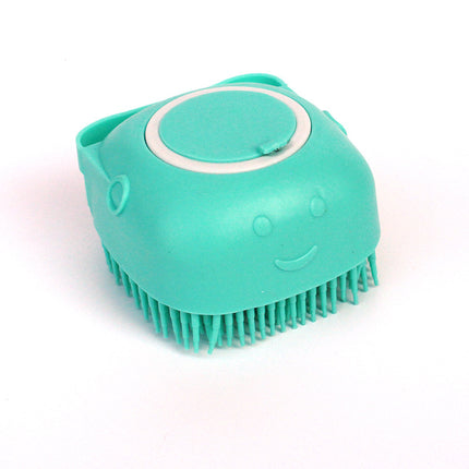 Silicone Dog Bath Massage Gloves Brush Pet Cat Bathroom Cleaning Tool Comb Brush For Dog Can Pour Shampoo Dog Grooming Supplies — view 9