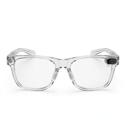 AI Camera Smart Glasses — Transparent Lens