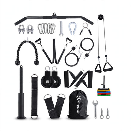 FitBeast Home Gym Cable System - White Background