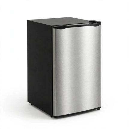 33 Inch Mini Fridge Compact Refrigerator with Freezer - White Background