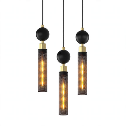 Modern Black Wrought Iron Pendant Light For Kitchen Island
