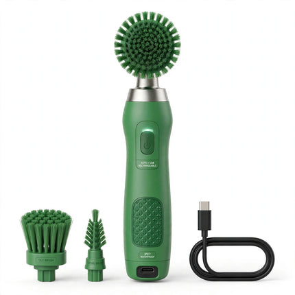 Electric Cleaning Brush Dishwashing Brush Automatic Wireless USB Rechargeable Professional Kitchen, Bathtub Tile Cleaning Brushes — view 5