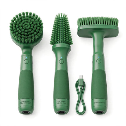 Electric Cleaning Brush Dishwashing Brush Automatic Wireless USB Rechargeable Professional Kitchen, Bathtub Tile Cleaning Brushes — view 8