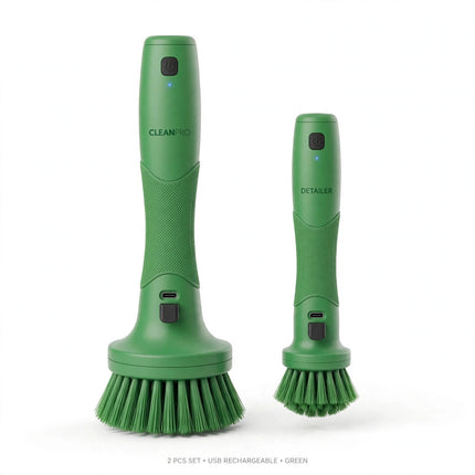 Electric Cleaning Brush Dishwashing Brush Automatic Wireless USB Rechargeable Professional Kitchen, Bathtub Tile Cleaning Brushes — view 6