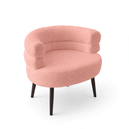 Softbang Backrest Lambswool Casual Chair Lazy Sofa Chair
