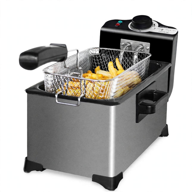Household 3L French Fries Electromechanical Fryer — view 1