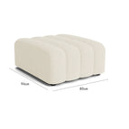 Beige / Footrest 80x96cm
