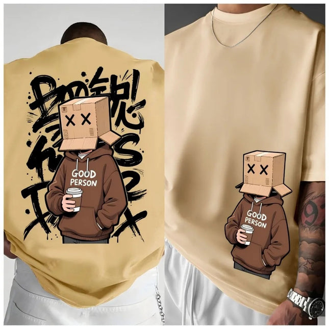Men's Casual Crewneck T-shirt Top — DTQMH3LBGGBR
