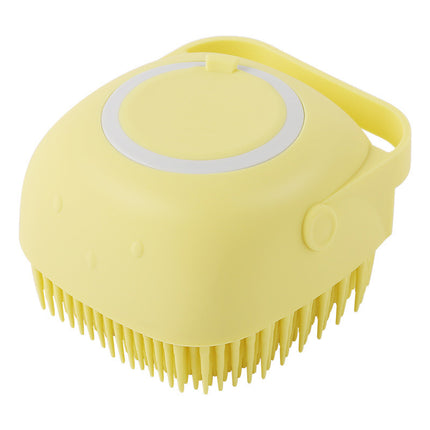 Silicone Dog Bath Massage Gloves Brush Pet Cat Bathroom Cleaning Tool Comb Brush For Dog Can Pour Shampoo Dog Grooming Supplies — view 37