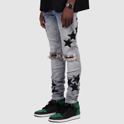 Men's Slim Stretch XINGX Fashion Jeans — Gray