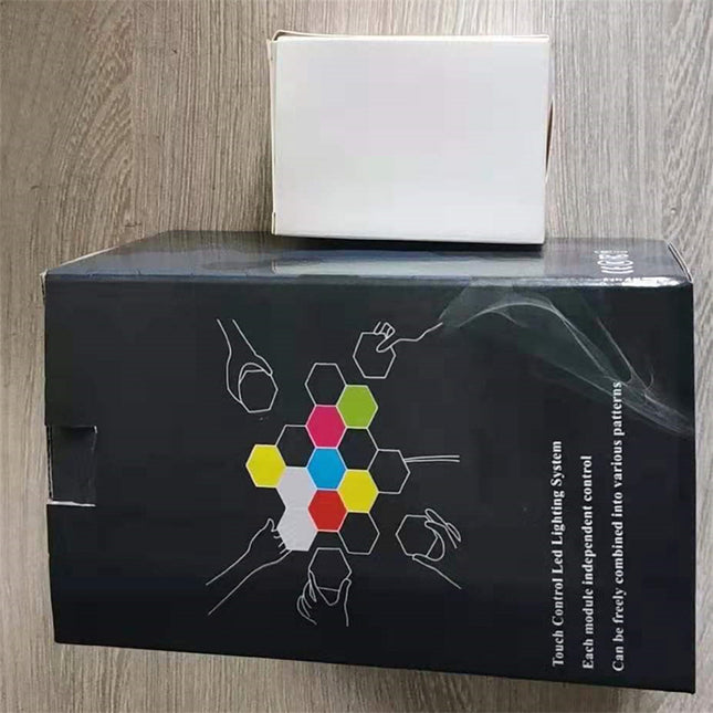 Quantum Touch Honeycomb Lamp Tik Tok With Creative Background Wall Decoration — view 2