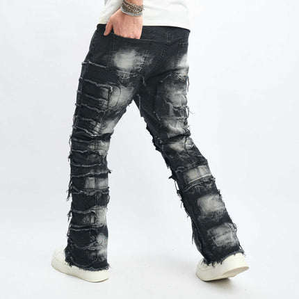Men's New Fashionable Slim-Fit Swing Pants Trousers Men's Hip-Hop High Street Men's Jeans — view 3